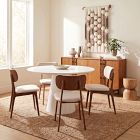 Valentine Lacquered Glass Round Dining Table (47")