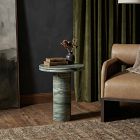 Emilian Faux Marble End Table (16")