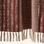 Woven Herringbone Stripe Throw