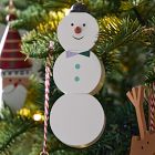 Festive Fun Holiday Icon Wooden Ornaments (Set of 4)