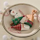Festive Fun Holiday Icon Wooden Ornaments (Set of 4)
