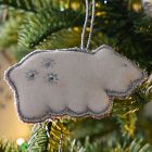 Velvet Winter Animal Icon Ornaments (Set of 6)