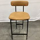 Open Box: Grier Counter Stool (26") - Ludlow Leather Sesame, Textured Antique Bronze