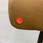 Open Box: Grier Counter Stool (26") - Ludlow Leather Sesame, Textured Antique Bronze