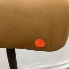 Open Box: Grier Counter Stool (26") - Ludlow Leather Sesame, Textured Antique Bronze