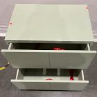 Open Box: Joseph Altuzarra Arched Fluted Bookcase, Drawer Base Only  (27") - Light Sage