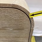 Open Box: Statement Knob 6 Drawer Dresser (56") - Washed Oak