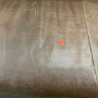 Open Box: Whitman Leather Trundle Sleeper Sofa (82") - Weston Leather Molasses