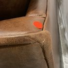 Open Box: Whitman Leather Trundle Sleeper Sofa (82") - Weston Leather Molasses