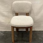 Open Box: Anton Dining Chair - Performance Cozy Boucle Stone, Burnt Wax