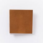 Open Box: Axel Left Arm Chaise - Saddle Leather Nut, Burnished Bronze