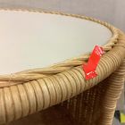 Open Box: Billie Rattan Side Table (23") - Natural