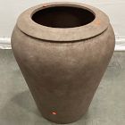 Open Box: Colin King Rustic Ficonstone Planter, Large (22.4"D x 26"H) - Sand