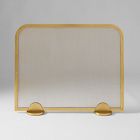 Open Box: Deco Fireplace Screen (38" x 32") - Antique Brass