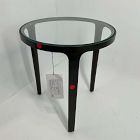 Open Box: Elwell Glass Side Table (16") - Vintage Bronze, Clear