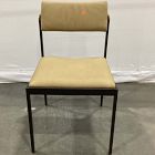Open Box: Freeman Leather Pivot Back Dining Chair - Ludlow Leather Cumin, Textured Antique Bronze
