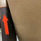 Open Box: Freeman Leather Pivot Back Dining Chair - Ludlow Leather Cumin, Textured Antique Bronze