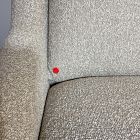Open Box: Hank Chair - Performance Cozy Boucle Stone, Acorn