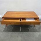 Open Box: Mid-Century Storage Coffee Table (47.5") - Acorn