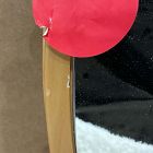 Open Box: Modern Leather Round Hanging Mirror (30") - Natural/Tan