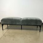 Open Box: Penn Bench (52") - Performance Modern Chenille Slate, Black