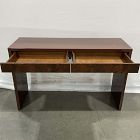Open Box: Roan Console Table (48") - Rojo Marron, Hickory Burl