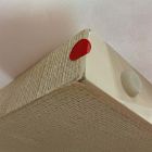 Open Box: Solstice Painted Raffia Console (60") - Whitewash