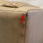 Open Box: Thea Leather Sofa (87") - Ludlow Leather Cumin, Acorn