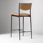 Alessio Leather Bar &amp; Counter Stools