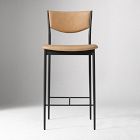 Alessio Leather Bar &amp; Counter Stools