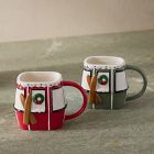 Skier Gondola Figural Mug