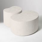 Taura Concrete Bunching Coffee Table (23"&ndash;33")