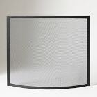 Open Box: Industrial Fireplace Screen, Medium (38"W x 32"H) - Black