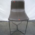 Open Box: Slope Counter Stool (26"H) - Saddle Leather Slate, Charcoal