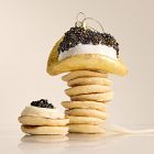 Glass Caviar Chip Ornament
