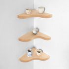 Nook Sculpted Edge Corner Shelf