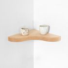 Nook Sculpted Edge Corner Shelf