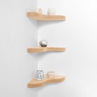 Nook Sculpted Edge Corner Shelf