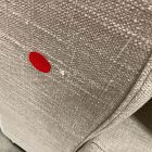 Open Box: Aviana, Right Arm Wedge Return Sofa (50"W) - Performance Yarn Dyed Linen Weave Oatmeal, Cool Walnut