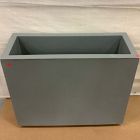 Open Box: Veradek Block Series Indoor/Outdoor Plastic Span Planter, Short (30"W x 12"D x 24"H) - Gray