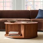 Melli Solid Wood Storage Coffee Table (36")