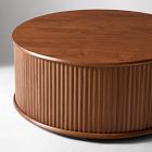Melli Solid Wood Storage Coffee Table (36")
