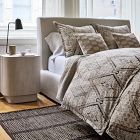 Solstice Painted Raffia Nightstand (20")