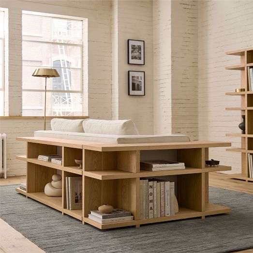 Wallace Modular Corner Console (86") by West Elm