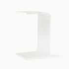 Acrylic C-Shaped Side Table (14")