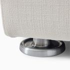 Billy Cotton Curved Armless L-Shaped Sectional (70"&ndash;101")