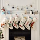 Felt Polar Pals Stocking - Fox in Scarf