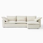 Harmony Modular 2-Piece Sleeper Sectional w/ Storage Chaise (123")