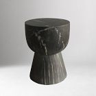 Colden Indoor/Outdoor Marble Side Table (14"&ndash;15")
