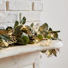 LED Metal Leaf Garland